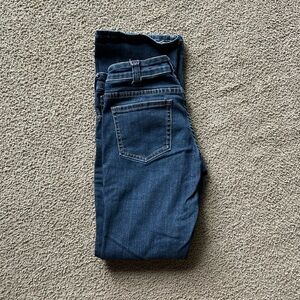 Cowgirl Tuff Dark Blue Jeans with Red Accent